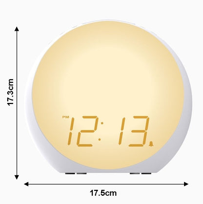 Hot Selling Lamp Sunrise Simulation Wake Up Light Alarm Clock Night Light